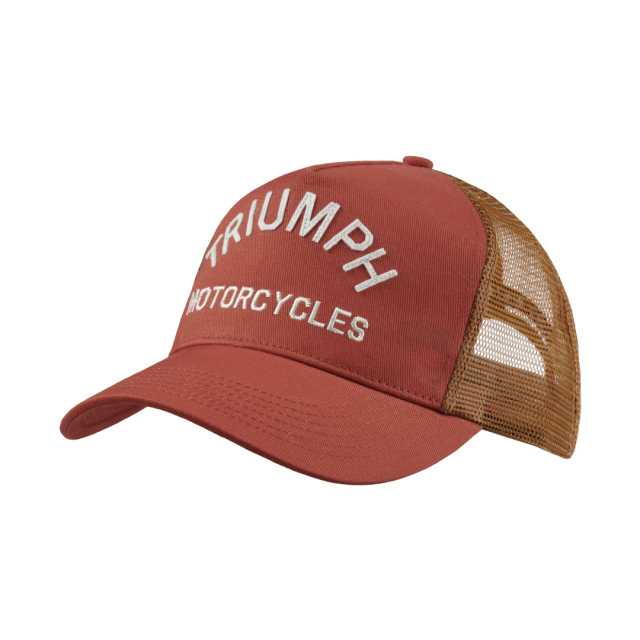 トライアンフメッシュキャップ:COAST TRUCKER CAP RUST/BONE