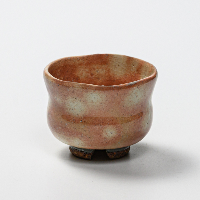 萩焼(伝統的工芸品)ぐい呑御本手胴締No808