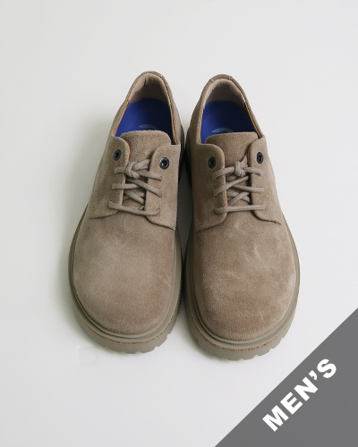 BIRKENSTOCK - Highwood Lace Low Suede Leather - TAUPE - MEN'S ビルケンシュトック ハイウッド レース ロウ