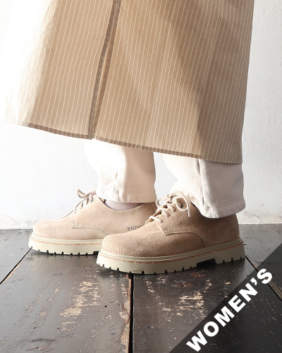 BIRKENSTOCK - Highwood Lace Low Suede Leather - TAUPE - WOMEN'S ビルケンシュトック ハイウッド レース ロウ