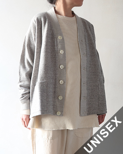 FilMelange - RAWSON フィルメランジェ ローソン コンフォート裏毛カーディガン