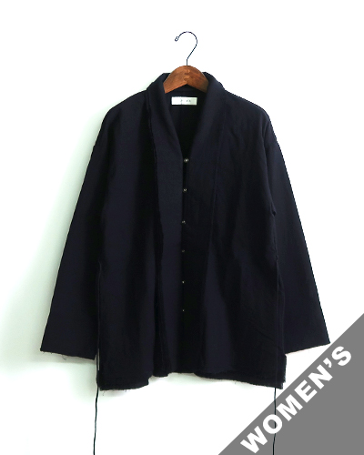 GUPTIHA - Sobakasu Khadi Jacket - DARK NAVY グプティハ ソバカスカディ ジャケット
