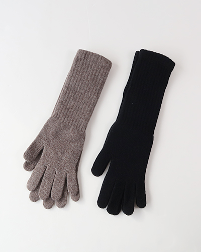 WILLIAM BRUNTON - Lambswool long gloves ウィリアムブラントン ロンググローブ メール便可