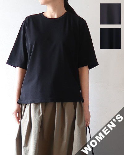 evam eva - cut&sew half sleeve pullover エヴァムエヴァ カットソー ハーフスリーブ プルオーバー メール便可