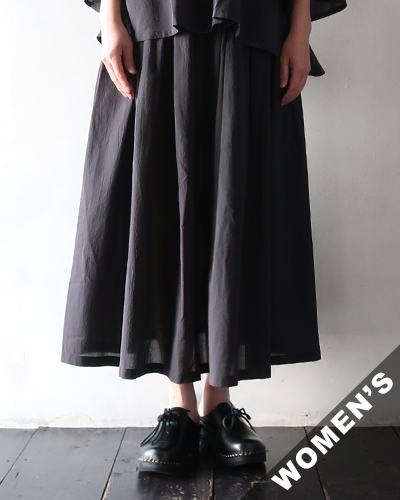 evam eva - cotton skirt - 98 SUMI エヴァムエヴァ コットンスカート