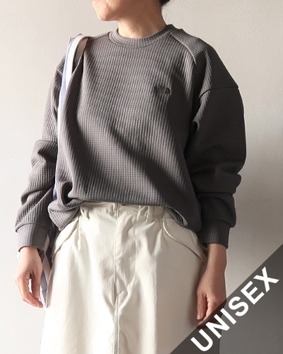 THE NORTH FACE - L/S DotKnit Crew - SMOKED PARL ザ・ノース・フェイス ロングスリーブドットニットクルー