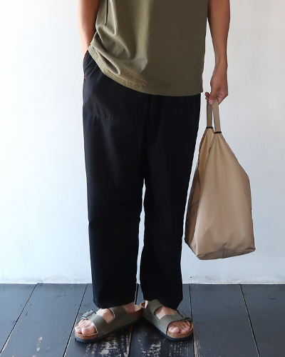 TIGRE BROCANTE ティグルブロカンテ 6オンスデニム タゴサクロングパンツ BLACK