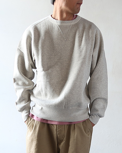 RIDING HIGH - AZUMA TUBE FLEECE CREW SWEAT - ライディングハイ アズマチューブフリースクルーネックスウェット