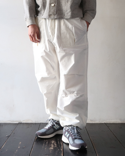 SASSAFRAS - Overgrown Hiker Pants - WHITE ササフラス オーバーグロウンハイカーパンツ