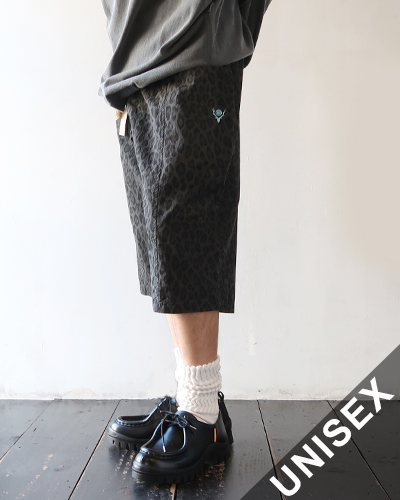 South2 West8 - Army String Crop Pant - Poplin/Leopard サウス2ウエスト8 アーミーストリング クロップパンツ