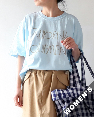 THE DAY ON THE BEACH -Comfort Cutoff-T "Calf.Equipment" CHAMBRAY ザデイオンザビーチ コンフォートカットオフTシャツ メール便可