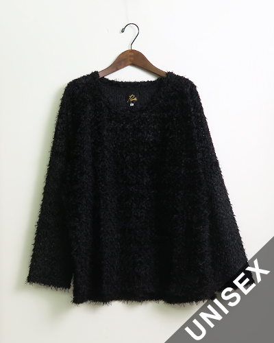 NEEDLES - L/S U Neck Tee - Feather Tulle ニードルズ ロングスリーブ UネックT