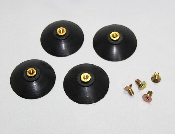 社名灯用吸盤M  ビス止めタイプ 直径46mm ４個セット