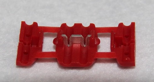 エレクトロタップ赤 100個入 配線分岐用のコネクター 0.5～0.85スケア用