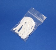 紐　5mmX1m 白ポリエステル製　職人の作った釣り銭袋用