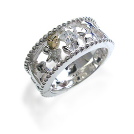 ■生産終了■ 未来天使 天使のおさんぽ シルバーリング(大) 【MIR2124CZ】