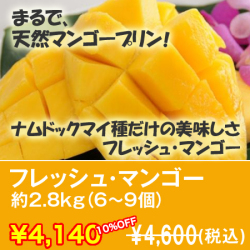 �ھ��ʼ��̣¡ۥե�å��塦�ޥ󥴡�����2.8Kg��6��9�ġ�