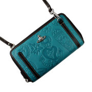 Vivienne Westwood(�����������󥦥����ȥ��å�)��������Ź Jewel Embossing Wallet ������å� ���� Style:02-98235 Color��092