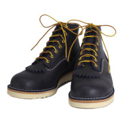 ���� Wesco�������� Jobmaster����֥ޥ����� Navy�ͥ��ӡ� Leather, Semi Lace to Toe, 6height,#1010sole JM44