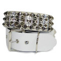 �����谷Ź666 Studded Gear 666�����åǥåɥ�����3Ϣ�ԥ�ߥåɥ����å��٥�ȡ��ۥ磻�ȥ쥶��x����С������å�