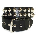 �����谷666Studded Gear 666�����åǥåɥ��� �˥塼2Ϣ�ԥ�ߥåɥ����å��٥�� �֥�å��쥶��x����С������å�x�֥�å����ƥå�