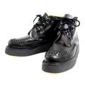 �����谷 George Cox(���硼�����å���)  13327 VI Sole  CHUKKA ����å�  Black Leather �֥�å��쥶��