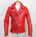 �����谷ŹLewis Leathers(�륤���쥶����)��No.441T��CYCLONE TIGHT FIT(���������� �����ȥե��å�)��RED ��å�