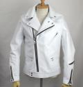 �����谷ŹLewis Leathers(�륤���쥶��)��No.441T��CYCLONE TIGHT FIT(���������� �����ȥե��å�)��WHITE �ۥ磻��