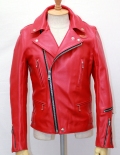 �����谷ŹLewis Leather(�륤���쥶��)��No.402T��LIGHTNING TIGHT FIT(�饤�ȥ˥� �����ȥե��å�)��RED ��å�