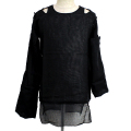 �����谷Ź666SEDITIONARIES���ǥ�����ʥ꡼�� MUSLIN TOP�⥹���ȥå� �����������  �֥�å�����̵��
