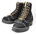 ����Wesco�������� Jobmaster Black Rough Out,8height,#100sole,Toe Cap,Doule Mid Sole,White Stitching, Lace in Zipper JM35