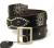 �����谷ŹHTC(Hollywood trading Company)  Overlay Peanut Belt(�����С��쥤�ԡ��ʥåĥ٥��)���֥�å�x�֥�å����ƥ��󥰥쥤