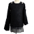 �����谷Ź666SEDITIONARIES���ǥ�����ʥ꡼�� MUSLIN TOP�⥹���ȥå� �����������  �֥�å�����̵��