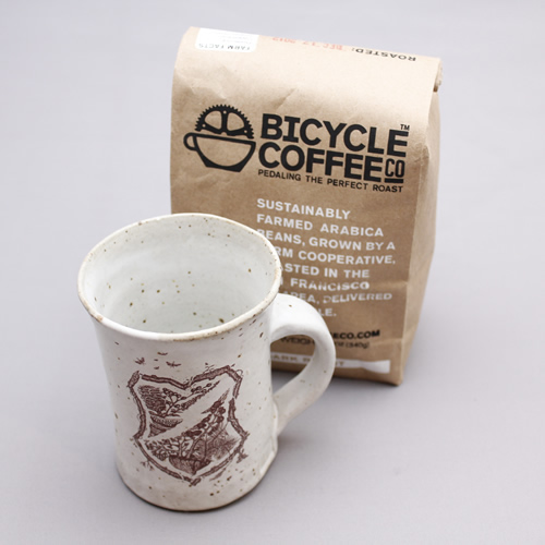 【0354】MASH/Cutty Cross Mug with Bicycle Coffee Beans/マグカップ