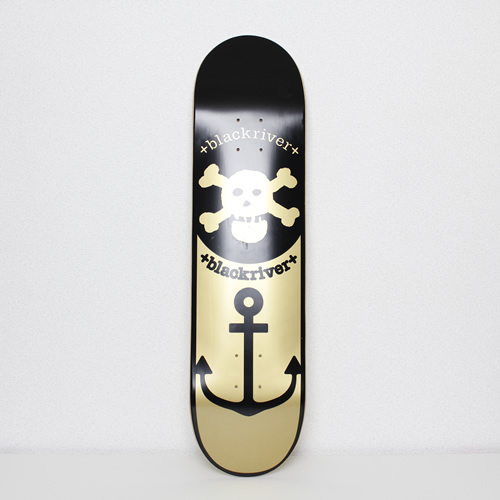 【BR125】blackriver-ramps/Skateboard Anchor Black 8.0/スケートデッキ