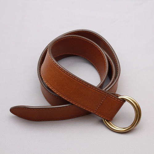 【D030】Polo Ralph Lauren/Leather Ring Belt/ベルト
