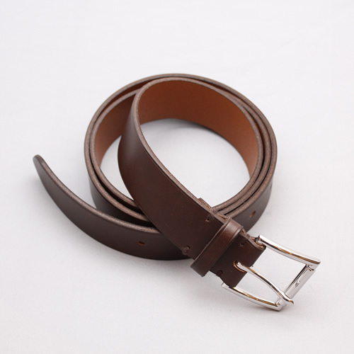 【D033】Polo Ralph Lauren/Silver Buckle Leather Belt/ベルト