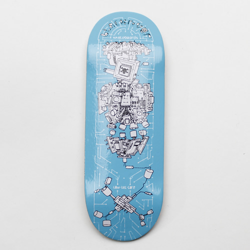 【BR153】BerlinWood/XWide 33.3mm BR Roboskull/シングルデッキ
