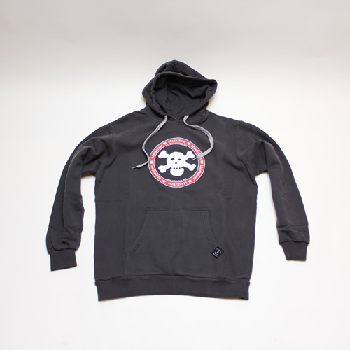 【BR167】blackriver-ramps/organic Hoody Classic Skull/パーカ