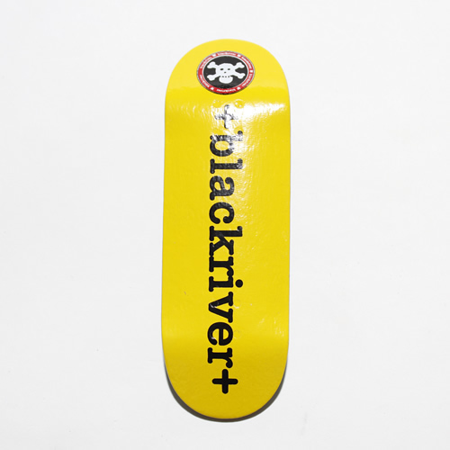 【BR179】BerlinWood/Wide Low BR Logo Yellow/シングルデッキ