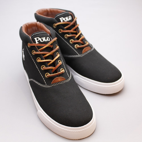 【R038】Polo Ralph Lauren/Zale Canvas High-Top/スニーカー