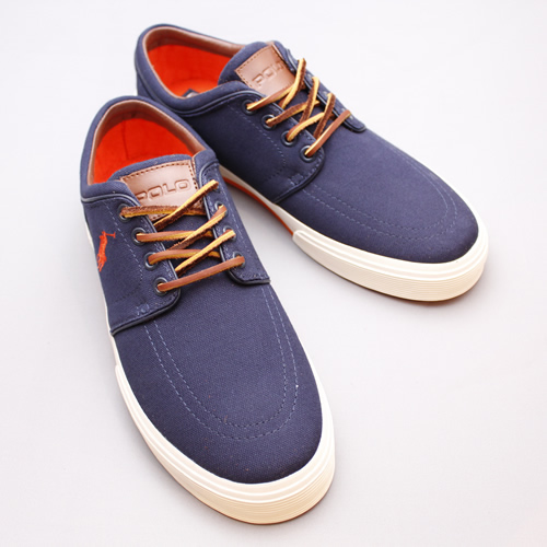 【R041】Polo Ralph Lauren/Faxon Canvas Sneaker/スニーカー