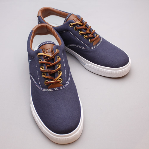 【R086】Polo Ralph Lauren/Vaughn Canvas Sneaker/スニーカー