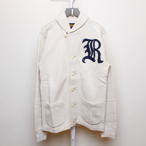 【R058】RUGBY/Gothic R Fleece Cardigan/カーディガン