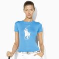 ��GOLF�ۥݥ����ե�������Polo Ralph Lauren�ۥ�ǥ�����[�ԥ����]��Metallic Big Pony Cotton Tee��