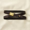 ��RUGBY by RALPH LAUREN�ۥ��ե������ �饰�ӡ���Leather Slider Belt�ۥ쥶���٥��
