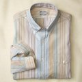 ��RUGBY by RALPH LAUREN�ۥ��ե������ �饰�ӡ���Run-On Striped Shirt��Ĺµ�����