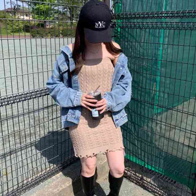 non-hedge ケーブルニットベアミニワンピース|TiMTiMオンライン