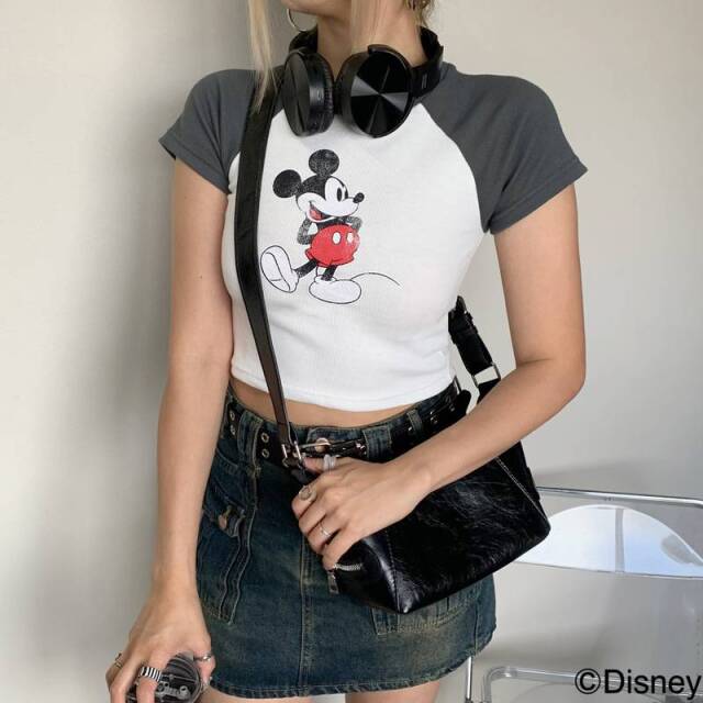 tシャツ ミッキーマウス/TEE レディース Disney tシャツ 「Disney/ディズニー」ミッキーマウス アート