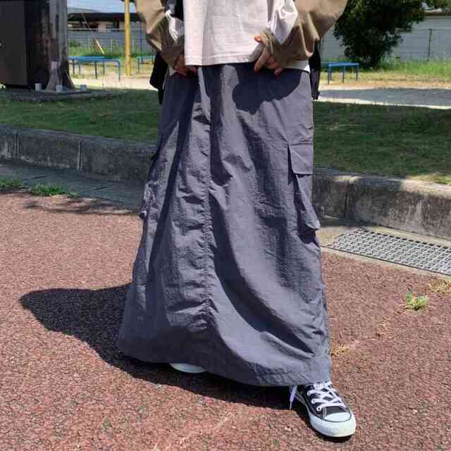 【LE SSERAFIM カズハ着用】*CIDER* 無地 カーゴ ミニスカート カーゴ ミニスカート【デイリープチプラ韓国ファッション通販